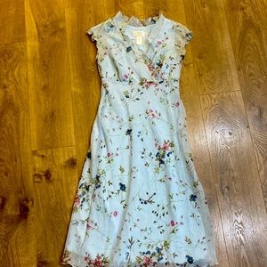 Beautiful CDC light blue floral dress